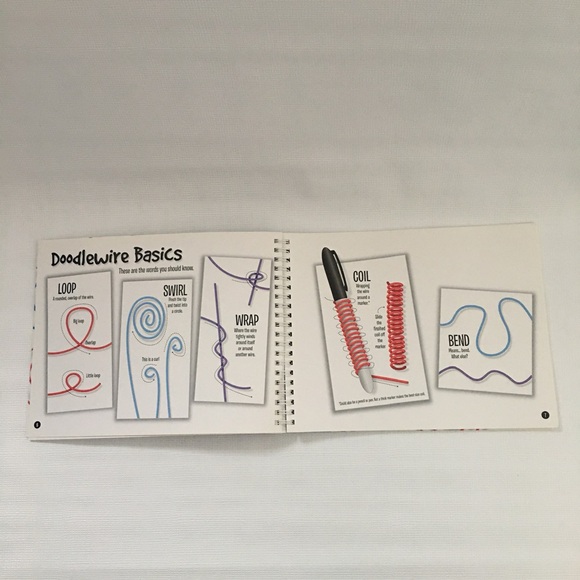 Klutz Lot of 2 Doodlewire and Stamp Art Books Ages 8+ NWT - Picture 5 of 10